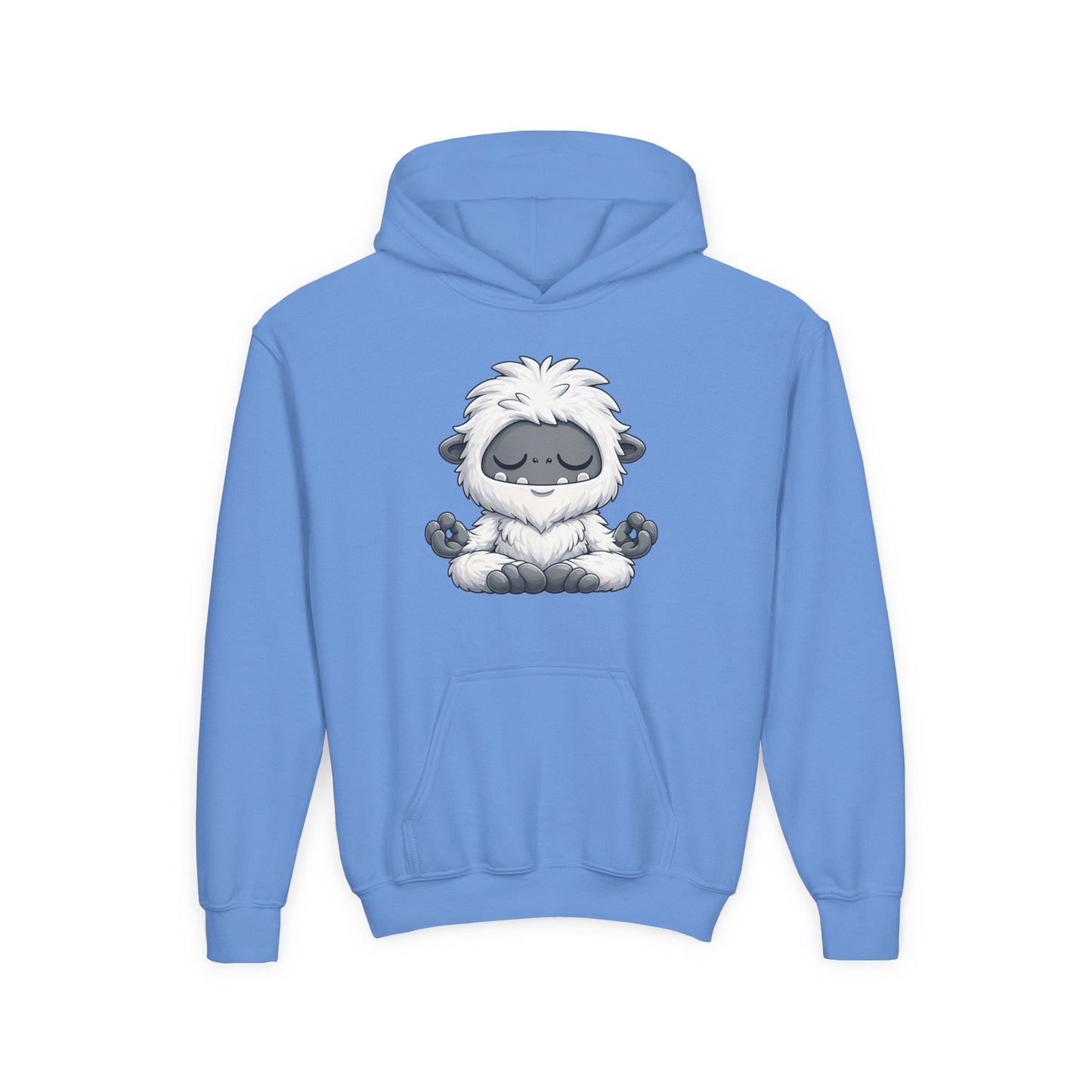 Meditating Baby Yeti Kids Hoodie
