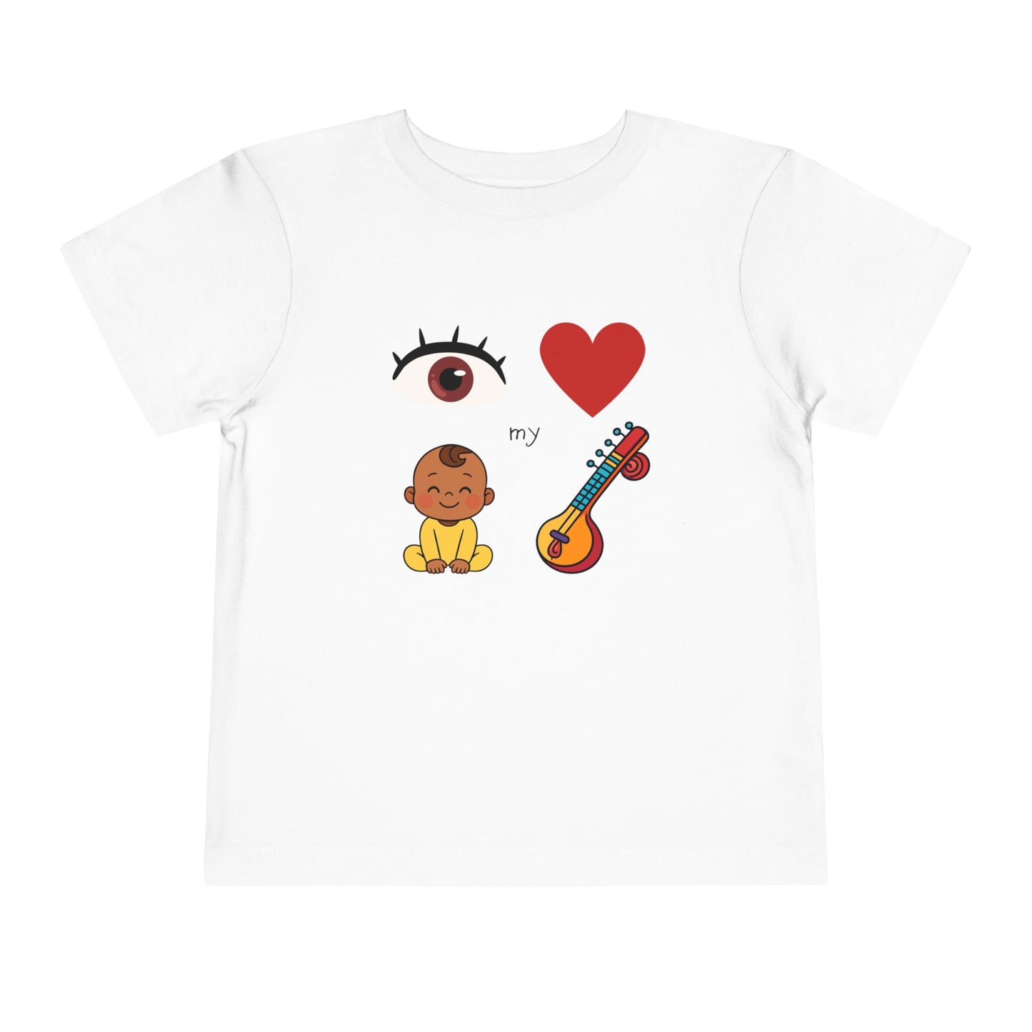 Eye Heart My Baby Sitar Toddler Tee