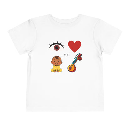 Eye Heart My Baby Sitar Toddler Tee