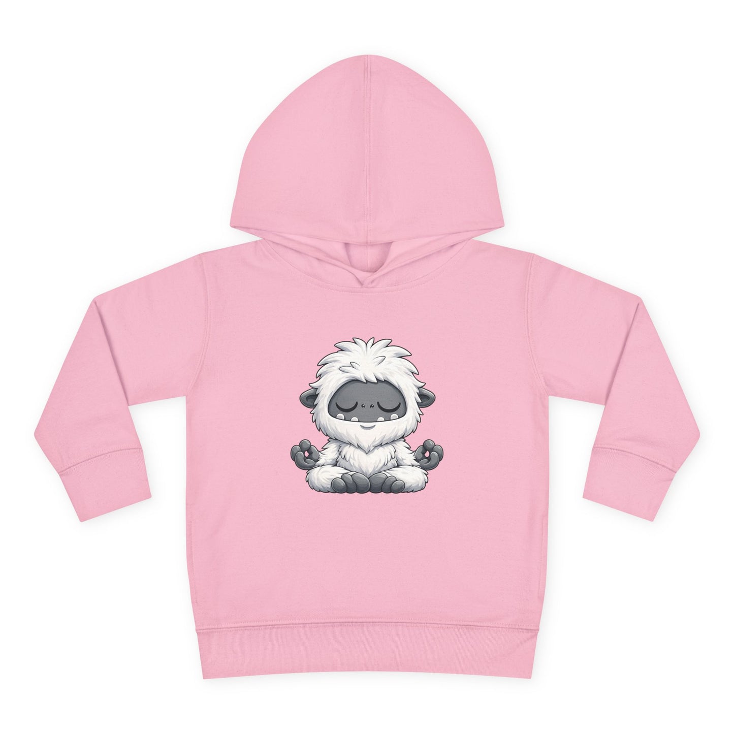 Meditating Baby Yeti Toddler Hoodie