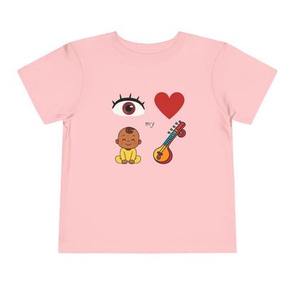 Eye Heart My Baby Sitar Toddler Tee