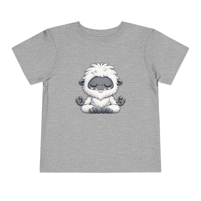 Meditating Baby Yeti Toddler Tee