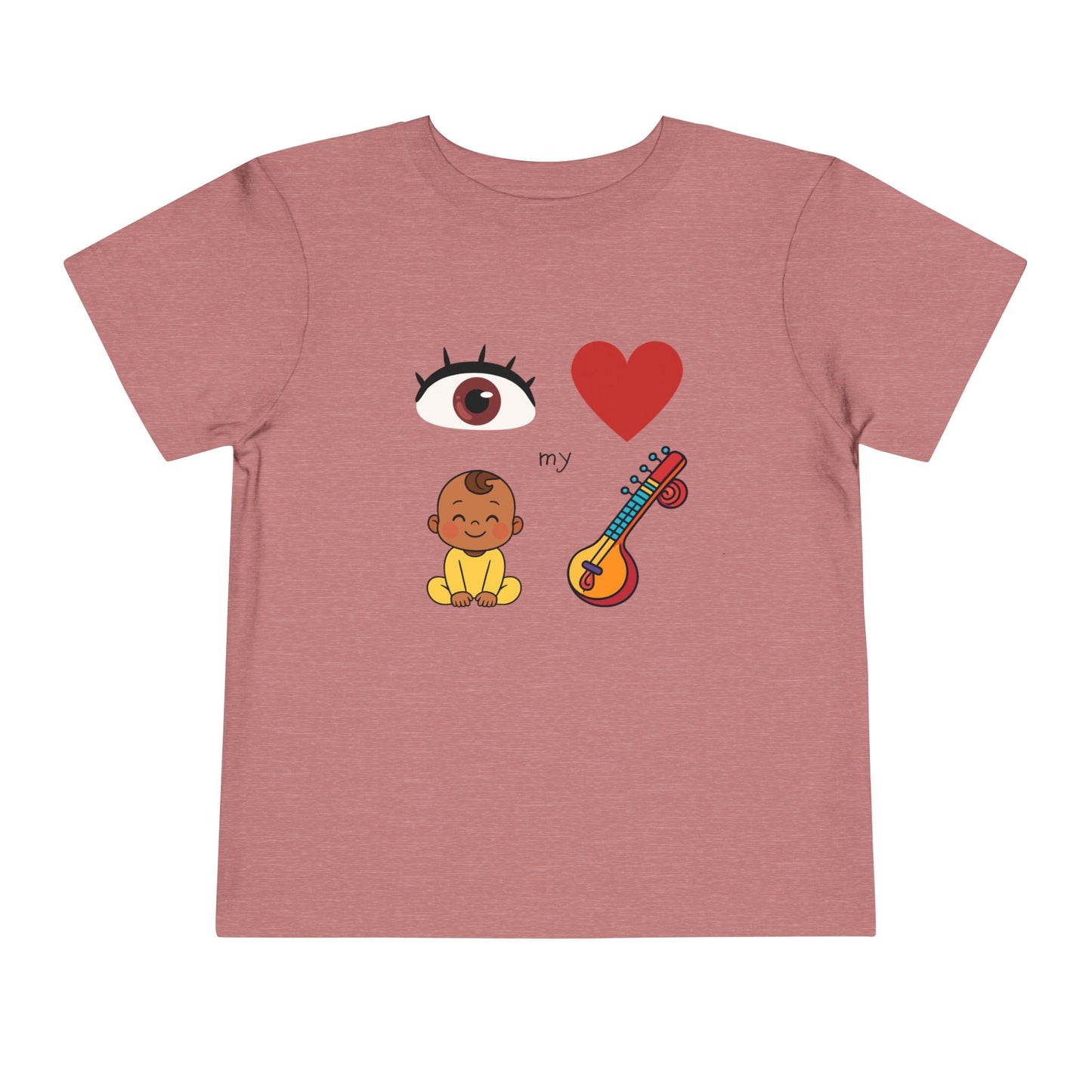 Eye Heart My Baby Sitar Toddler Tee