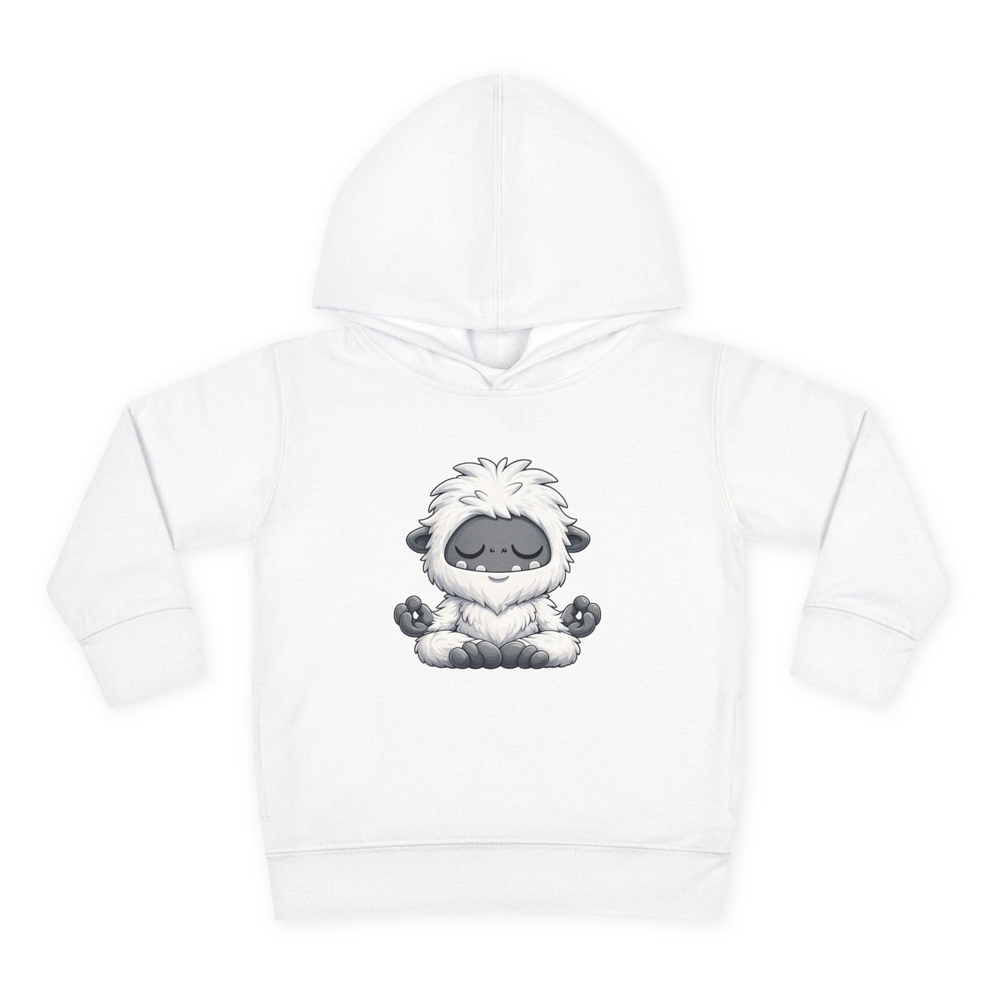 Meditating Baby Yeti Toddler Hoodie