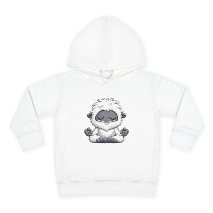 Meditating Baby Yeti Toddler Hoodie
