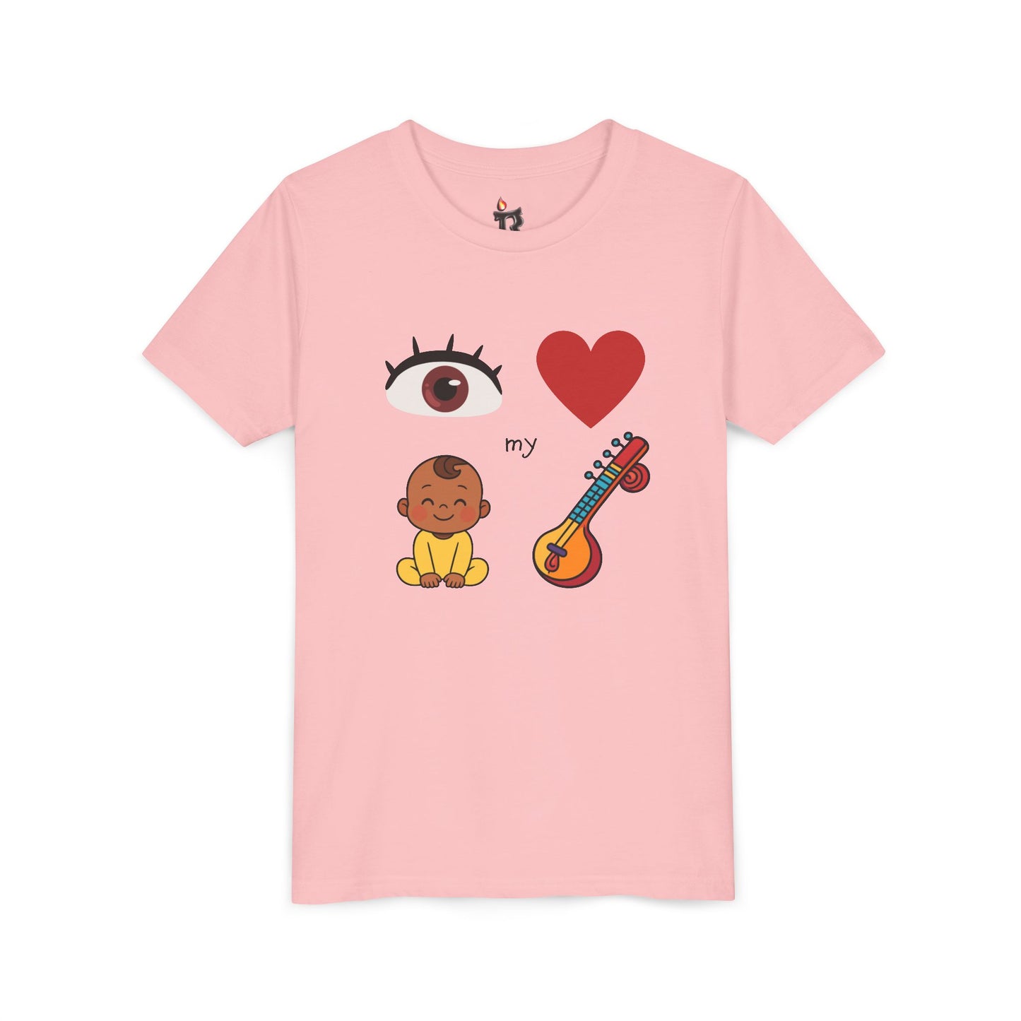 Eye Heart My Baby Sitar Kids Tee
