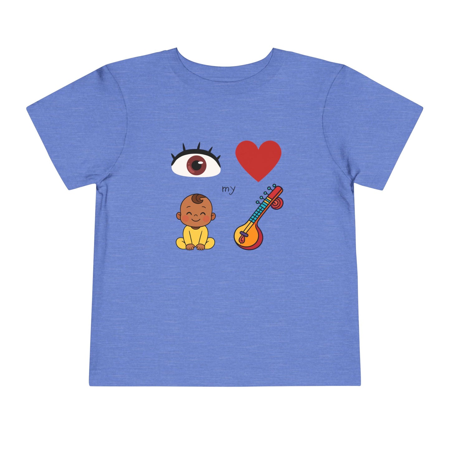 Eye Heart My Baby Sitar Toddler Tee