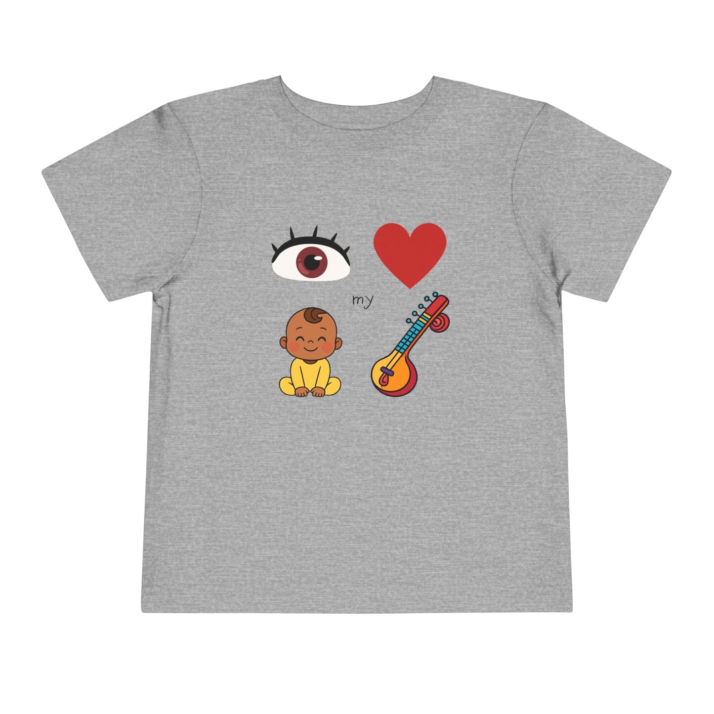 Eye Heart My Baby Sitar Toddler Tee