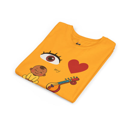 Eye Heart My Baby Sitar Kids Tee