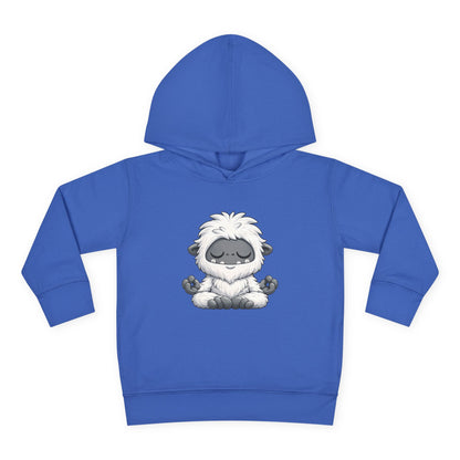Meditating Baby Yeti Toddler Hoodie