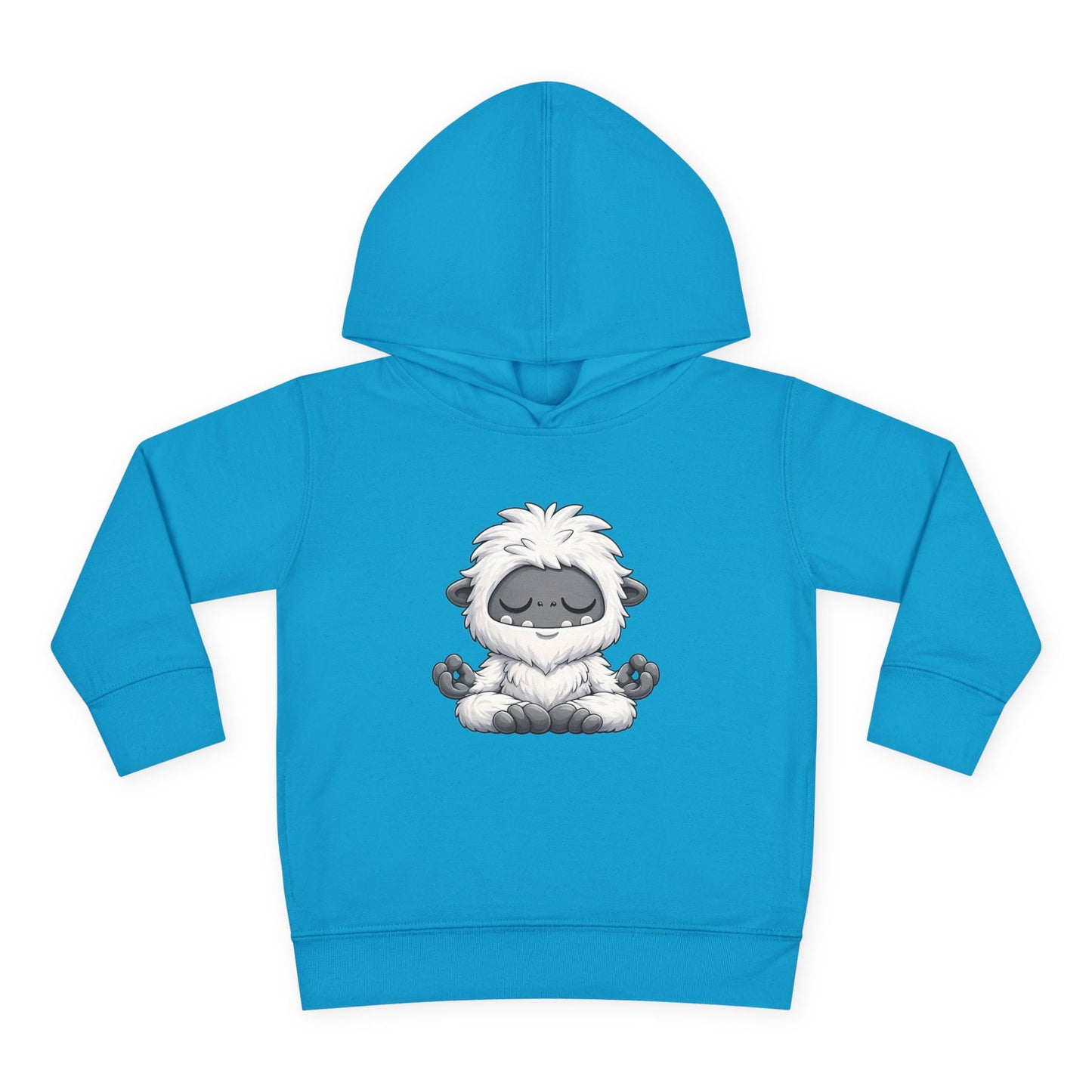 Meditating Baby Yeti Toddler Hoodie