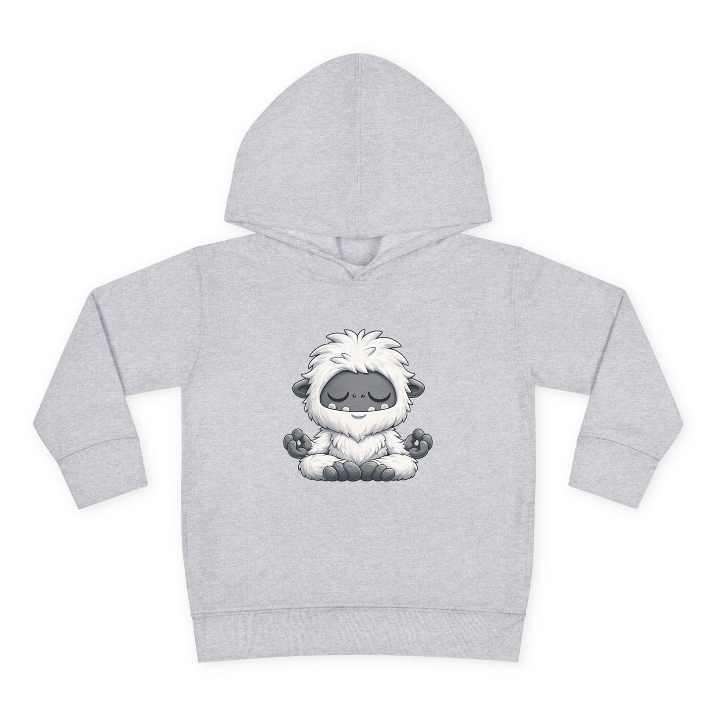 Meditating Baby Yeti Toddler Hoodie