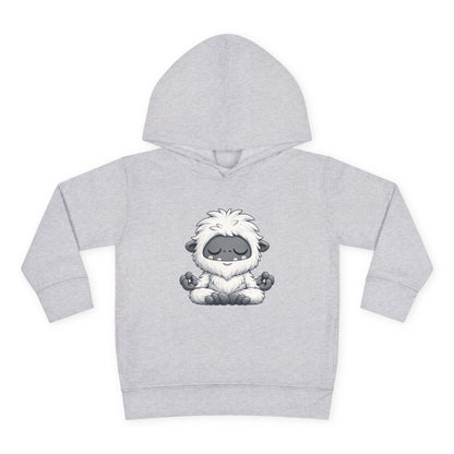 Meditating Baby Yeti Toddler Hoodie
