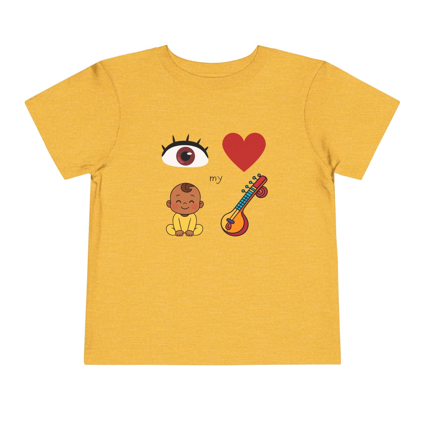 Eye Heart My Baby Sitar Toddler Tee