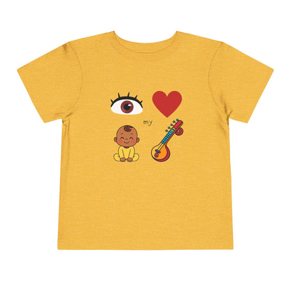 Eye Heart My Baby Sitar Toddler Tee
