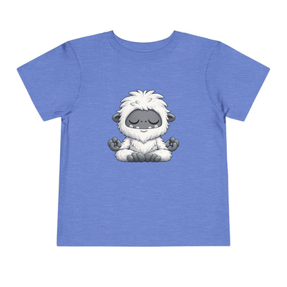 Meditating Baby Yeti Toddler Tee